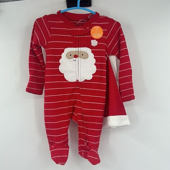 Just One You by CARTERS NWT Santa 2 ok Bundle Sz Newborn - Picture 6 of 13